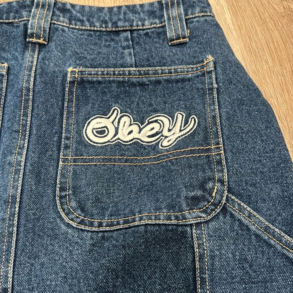 NEW Obey Juniper Denim Midi Skirt - Picture 6 of 8